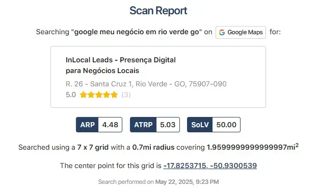 Informações referente a consulta realizada.